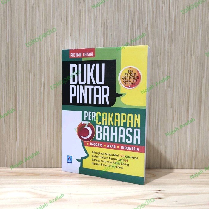 BUKU PINTAR PERCAKAPAN 3 BAHASA